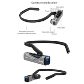 ORDRO EP7 Head Wearable 4K Gimbal Anti-shake Video Camera